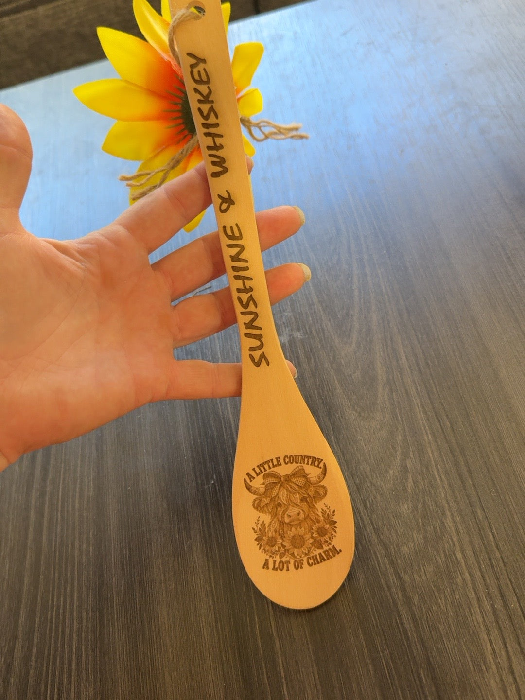 Sunshine & Whiskey paddle detail